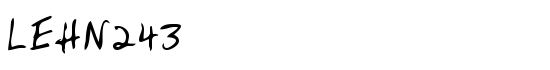 LEHN243 - Download Thousands of Free Fonts at FontZone.net