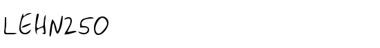 LEHN250 - Download Thousands of Free Fonts at FontZone.net