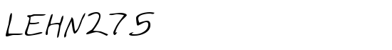 LEHN275 - Download Thousands of Free Fonts at FontZone.net