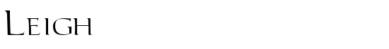 Leigh - Download Thousands of Free Fonts at FontZone.net