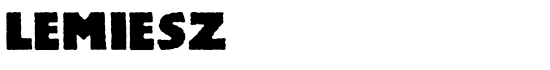 Lemiesz - Download Thousands of Free Fonts at FontZone.net