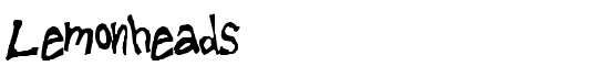 Lemonheads - Download Thousands of Free Fonts at FontZone.net