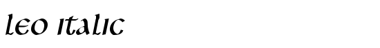 Leo Italic - Download Thousands of Free Fonts at FontZone.net