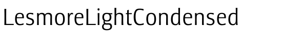 LesmoreLightCondensed - Download Thousands of Free Fonts at FontZone.net