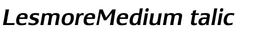 LesmoreMediumItalic - Download Thousands of Free Fonts at FontZone.net