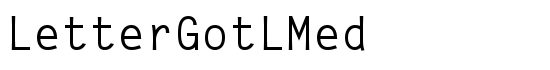 LetterGotLMed - Download Thousands of Free Fonts at FontZone.net