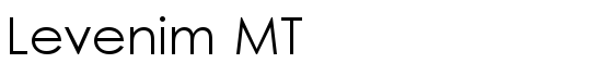 Levenim MT - Download Thousands of Free Fonts at FontZone.net