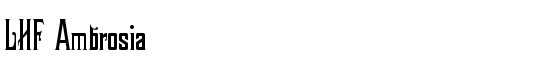 LHF Ambrosia - Download Thousands of Free Fonts at FontZone.net
