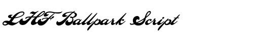 LHF Ballpark Script - Download Thousands of Free Fonts at FontZone.net