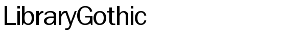 LibraryGothic - Download Thousands of Free Fonts at FontZone.net
