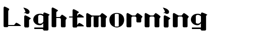 Lightmorning - Download Thousands of Free Fonts at FontZone.net