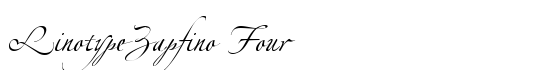 LinotypeZapfino Four - Download Thousands of Free Fonts at FontZone.net