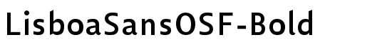 LisboaSansOSF-Bold - Download Thousands of Free Fonts at FontZone.net