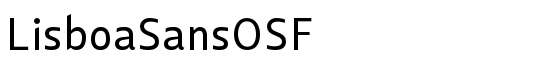 LisboaSansOSF - Download Thousands of Free Fonts at FontZone.net