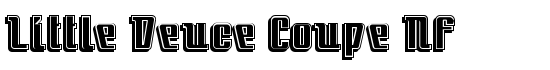 Little Deuce Coupe NF - Download Thousands of Free Fonts at FontZone.net