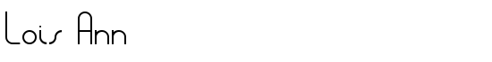 Lois Ann - Download Thousands of Free Fonts at FontZone.net