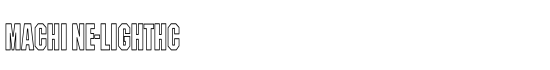 Machine-LightHC - Download Thousands of Free Fonts at FontZone.net