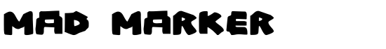 Mad Marker - Download Thousands of Free Fonts at FontZone.net