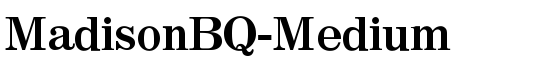MadisonBQ-Medium - Download Thousands of Free Fonts at FontZone.net
