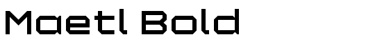 Maetl Bold - Download Thousands of Free Fonts at FontZone.net