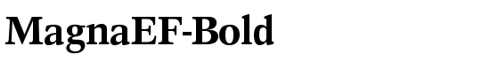 MagnaEF-Bold - Download Thousands of Free Fonts at FontZone.net
