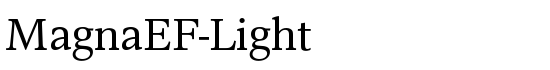 MagnaEF-Light - Download Thousands of Free Fonts at FontZone.net