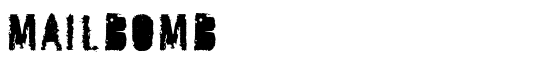 MailBomb - Download Thousands of Free Fonts at FontZone.net