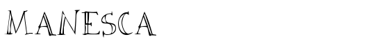MANESCA - Download Thousands of Free Fonts at FontZone.net