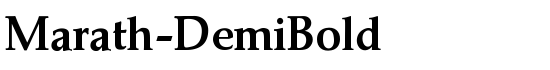 Marath-DemiBold - Download Thousands of Free Fonts at FontZone.net