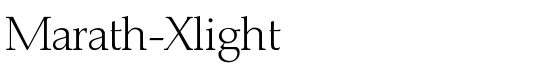 Marath-Xlight - Download Thousands of Free Fonts at FontZone.net