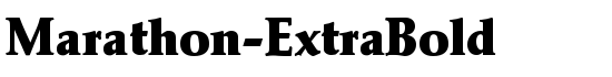 Marathon-ExtraBold - Download Thousands of Free Fonts at FontZone.net