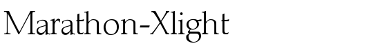 Marathon-Xlight - Download Thousands of Free Fonts at FontZone.net