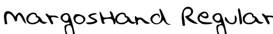 MargosHand Regular - Download Thousands of Free Fonts at FontZone.net