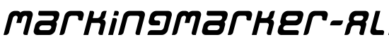 MarkingMarker-ALPItalic - Download Thousands of Free Fonts at FontZone.net