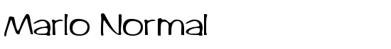 Marlo Normal - Download Thousands of Free Fonts at FontZone.net