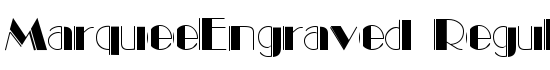 MarqueeEngraved Regular - Download Thousands of Free Fonts at FontZone.net