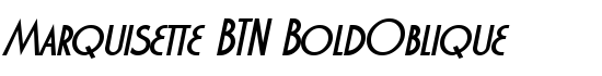 Marquisette BTN BoldOblique - Download Thousands of Free Fonts at FontZone.net