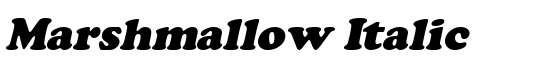 Marshmallow Italic - Download Thousands of Free Fonts at FontZone.net