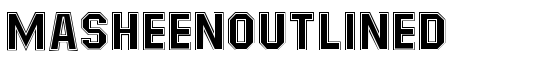 MasheenOutlined - Download Thousands of Free Fonts at FontZone.net
