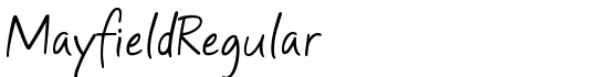 MayfieldRegular - Download Thousands of Free Fonts at FontZone.net