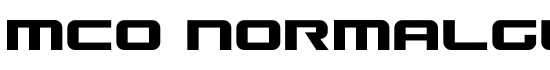 MCO NormalGunship - Download Thousands of Free Fonts at FontZone.net