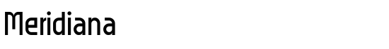 Meridiana - Download Thousands of Free Fonts at FontZone.net