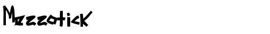 Mezzotick - Download Thousands of Free Fonts at FontZone.net