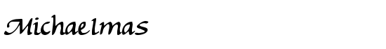 Michaelmas - Download Thousands of Free Fonts at FontZone.net