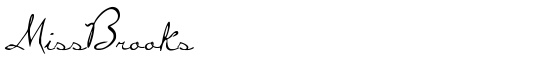MissBrooks - Download Thousands of Free Fonts at FontZone.net