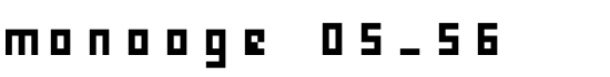 monooge 05_56 - Download Thousands of Free Fonts at FontZone.net
