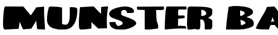 Munster Bash - Download Thousands of Free Fonts at FontZone.net
