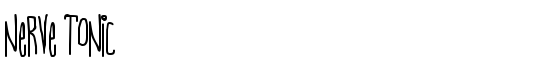 Nerve Tonic - Download Thousands of Free Fonts at FontZone.net