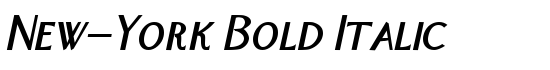 New-York Bold Italic - Download Thousands of Free Fonts at FontZone.net