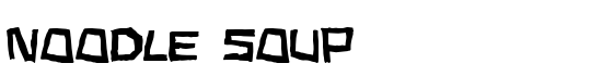 Noodle soup - Download Thousands of Free Fonts at FontZone.net
